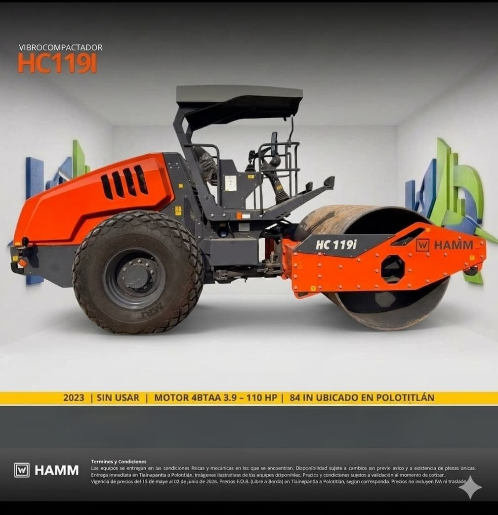 Vibrocompactador HAMM HC119i
